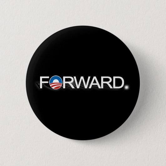 Vorwärts für Obama 2012 Button (Vorderseite)