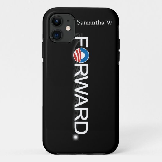 Vorwärts für Obama 2012 Case-Mate iPhone Hülle (Rückseite)