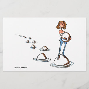 Vorwärts gehen briefpapier