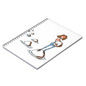 Vorwärts gehen notizblock (Linke Seite)