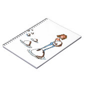 Vorwärts gehen notizblock (Linke Seite)