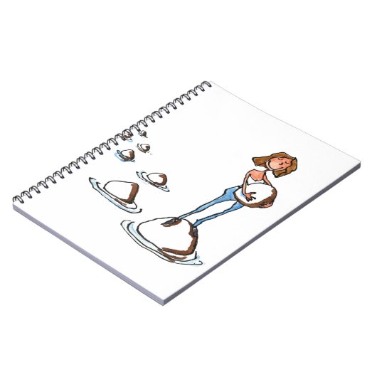 Vorwärts gehen notizblock (Linke Seite)