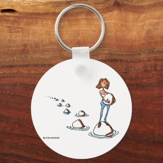 Vorwärts gehen schlüsselanhänger (Vorderseite)