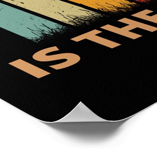 Vorwärts ist der Weg Poster (Ecke)