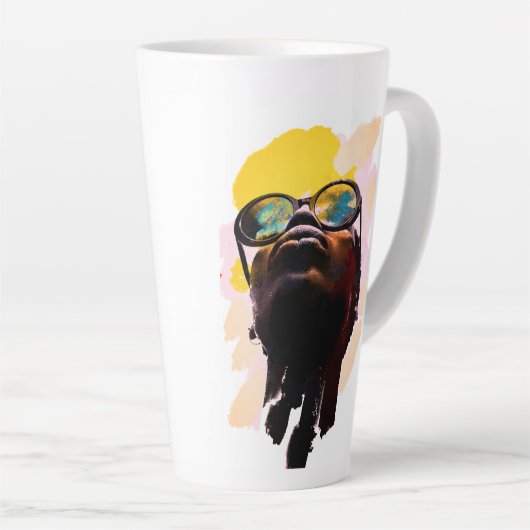 Vorwärts - Latte Tasse (Rechte Ecke)