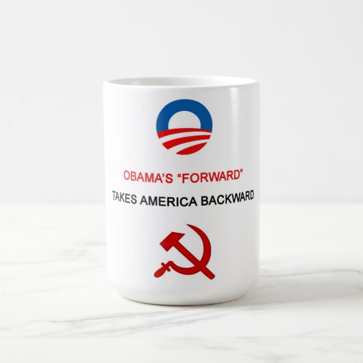 "Vorwärts" Obamas nimmt Tasse Amerikas rückwärts - (Mittel)