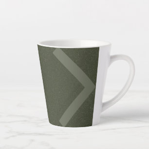 Vorwärts-Pfeil Moss Grüne Latte Tasse - Benutzerde