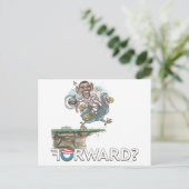 Vorwärts? Postkarte (Stehend Vorderseite)