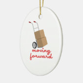 Vorwärts sich bewegen keramik ornament (Links)