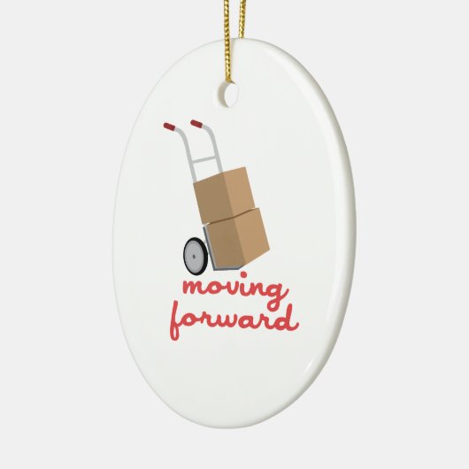 Vorwärts sich bewegen keramik ornament (Links)