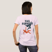 Vorwärtsdesign versagt T-Shirt (Schwarz voll)