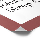 Vorwärtsgerichtete Kopfhaltung, Position, Text-Nec Poster (Ecke)