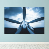 Vorwegnahme des Fluges Leinwanddruck (Insitu (Holzboden))