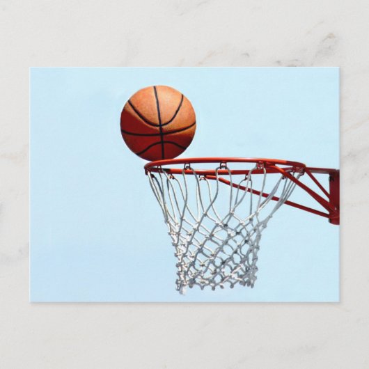 Vorwegnahme von Basketball Postkarte (Vorderseite)