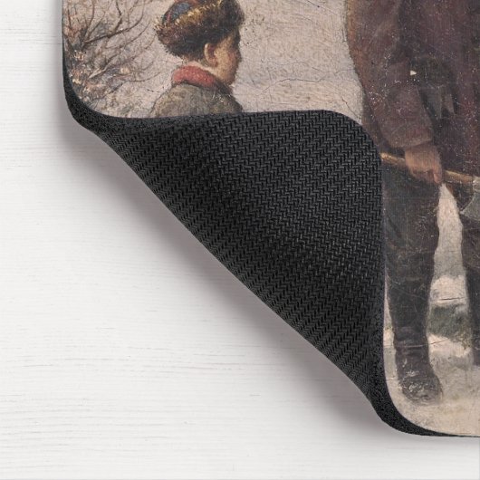 Vorweihnacht | F Kruger| Weihnachten Mousepad (Ecke)