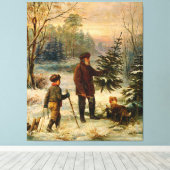 Vorweihnacht von Franz Krüger (19. Jahrhundert) Leinwanddruck (Insitu (Holzboden))