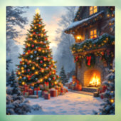Vorweihnachtsfenster Fensteraufkleber (Blatt 3)