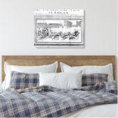 Vorwurf der Gefahren der niedrigen Kirche Leinwanddruck (Insitu (Schlafzimmer))