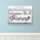 Vorwurf der Gefahren der niedrigen Kirche Leinwanddruck (Insitu (Holzboden))