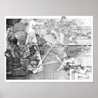 Vorwurf der Rache und der göttlichen Gerechtigkeit Poster