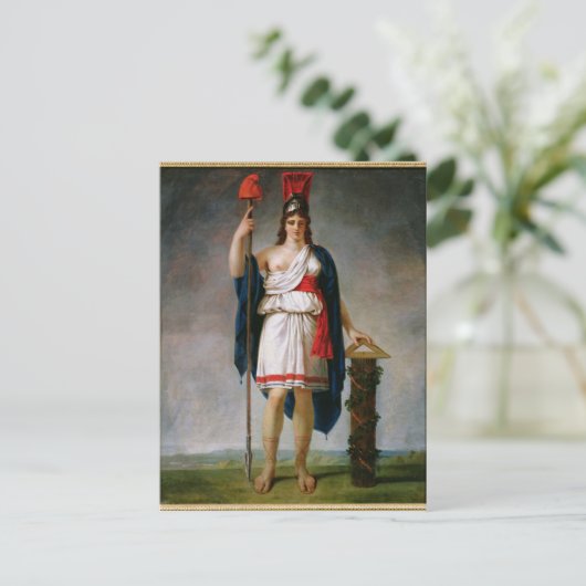 Vorwurf der Republik Postkarte (Stehend Vorderseite)