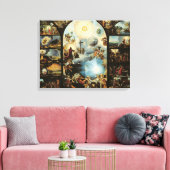 Vorwurf der Schaffung des Kosmos Leinwanddruck (Insitu (Wohnzimmer))