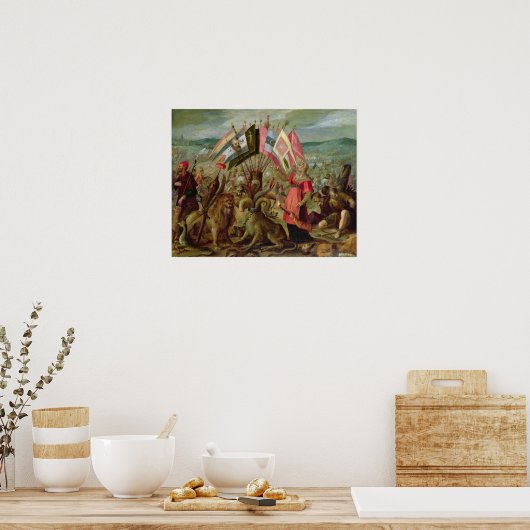 Vorwurf der türkischen Kriege Poster (Küche)