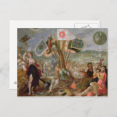 Vorwurf der türkischen Kriege Postkarte (Vorne/Hinten)