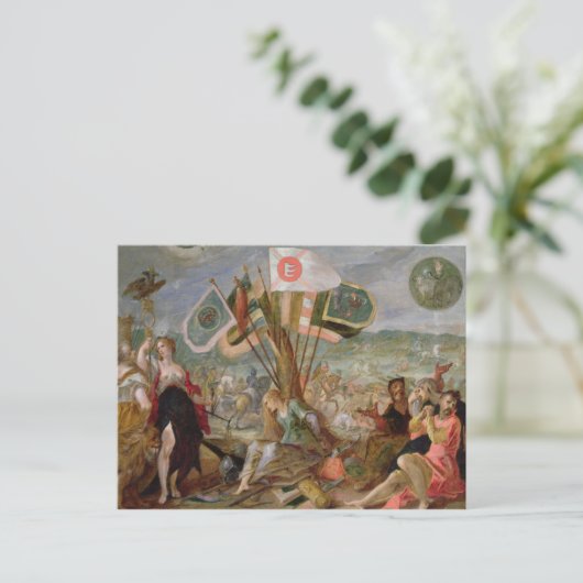 Vorwurf der türkischen Kriege Postkarte (Stehend Vorderseite)