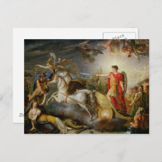 Vorwurf der Übergabe Ulms Postkarte (Vorne/Hinten)