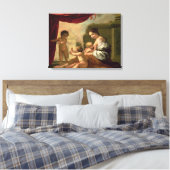 Vorwurf der Wohltätigkeit Leinwanddruck (Insitu (Schlafzimmer))