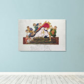 Vorwurf des Thronumsturzes Leinwanddruck (Insitu (Holzboden))