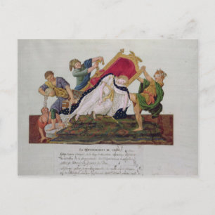Vorwurf des Thronumsturzes Postkarte