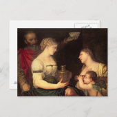 Vorwurf des Verheirateten Lebens Postkarte (Vorne/Hinten)