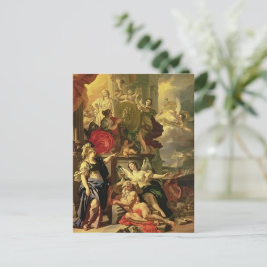 Vorwurf einer Regierung, 1690 Postkarte (Stehend Vorderseite)