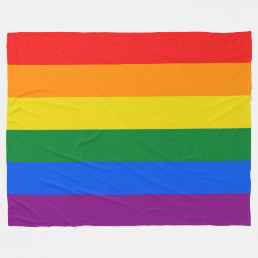 Vorzeichenfarben Streifen Fleecedecke (Vorderseite (Horizontal))