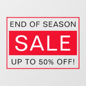 Vorzeichenklammern für benutzerdefinierten Text am Fensteraufkleber (Blatt)