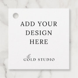 Vorziehen einer Blank-Vorlage für das Lot Geschenkanhänger