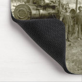 Vorzugkraft-Motor der dreschmaschine-Co. Mousepad (Ecke)