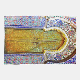 Vorzüglich ausführliche marokkanische Muster-Tü Geschirrtuch