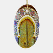 Vorzüglich ausführliche marokkanische Muster-Tür Keramik Ornament (Rechts)