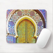 Vorzüglich ausführliche marokkanische Muster-Tür Mousepad (Mit Mouse)