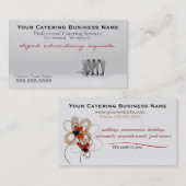 Vorzügliche berufliche Catering-Geschäfts-Karten Visitenkarte (Vorne/Hinten)