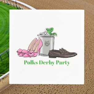 Vorzügliche Renntags-Schuhe Mint Julep Custom Serviette