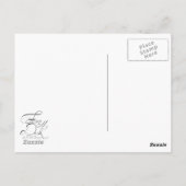 Vorzügliche Vintage antike Postkarte durch (Rückseite)