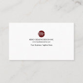 Vorzüglicher gelber Überformatname CEO Visitenkarte (Rückseite)