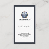 Vorzüglicher globaler Pfeil-Import-export Agent Visitenkarte (Rückseite)