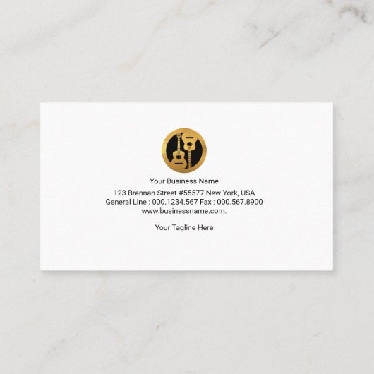 Vorzüglicher künstlerischer visitenkarte (Rückseite)