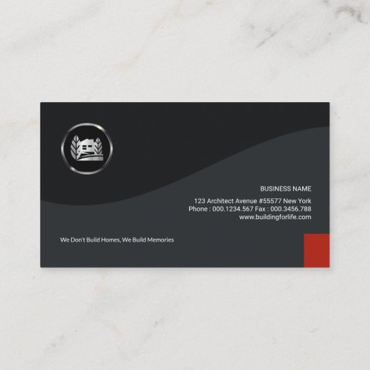 Vorzüglicher Visitenkarte (Rückseite)