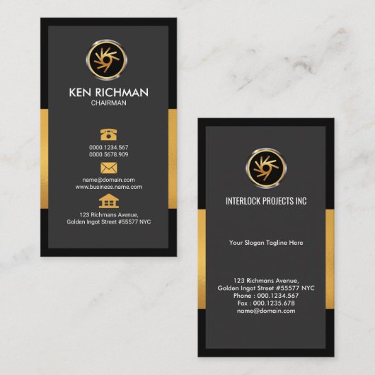 Vorzüglicher Visitenkarte (Vorne/Hinten)